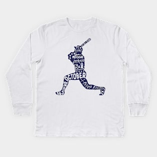 Reggie Jackson New York Y Letters Kids Long Sleeve T-Shirt